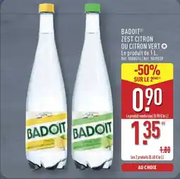 ALDI BADOIT Zest citron ou citron vert offre