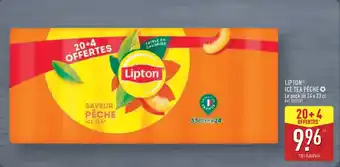 ALDI LIPTON Ice tea pêche offre