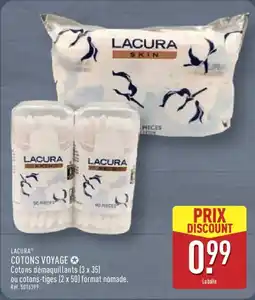 ALDI LACURA Cotons voyage offre