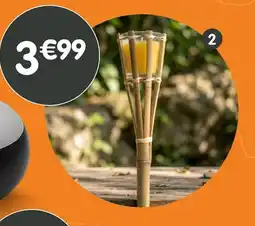 b&m Torche citronnelle bambou offre