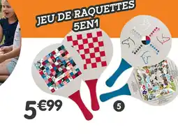 b&m Jeu de raquettes 5en1 offre