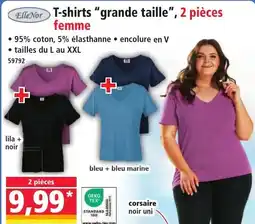 Norma Elle Nor T-shirts "grande taille", 2 pièces offre