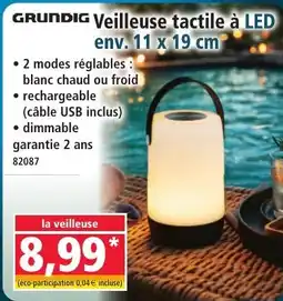 Norma Grundig Veilleuse tactile à LED offre