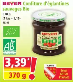 Norma Beyer Confiture d'églantines sauvages Bio offre