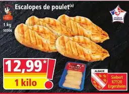 Norma Escalopes de poulet offre