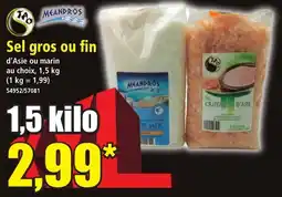 Norma Sel gros ou fin offre