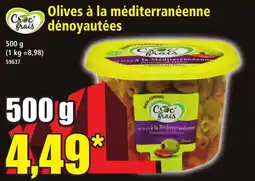 Norma Croc frais Olives à la méditerranéenne dénoyautées offre