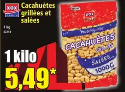 Norma Xox Cacahuètes grillées et salées offre