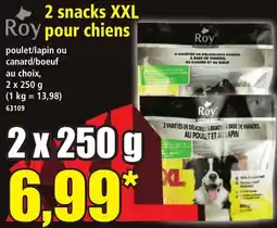 Norma Roy 2 snacks XXL offre