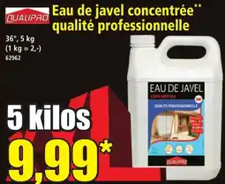 Norma Qualipro Eau de javel concentrée qualité professionnelle offre