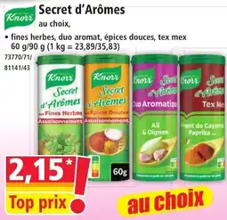 Norma Knorr Secret d'Arômes offre