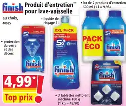Norma Finish Produit d'entretien pour lave-vaisselle offre