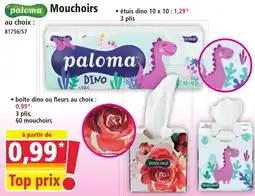 Norma Paloma Mouchoirs offre