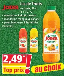 Norma Joker Jus de fruits offre