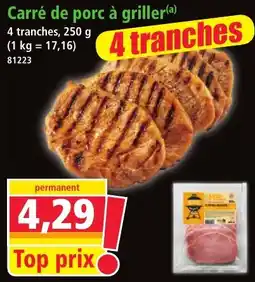 Norma Carré de porc à griller offre