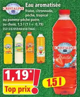 Norma Cristaline Eau aromatisée offre