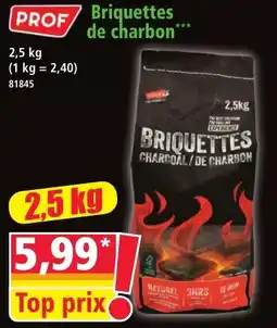 Norma Prof Briquettes de charbon offre