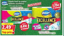 Norma Ooops! Essuie-tout ou papier toilette excellence offre