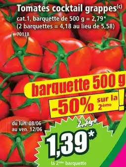 Norma Tomates cocktail grappes offre