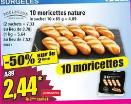 Norma Poulaillon 10 moricettes nature offre