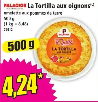 Norma Palacios La Tortilla aux oignons offre