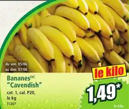 Norma Bananes Cavendish offre