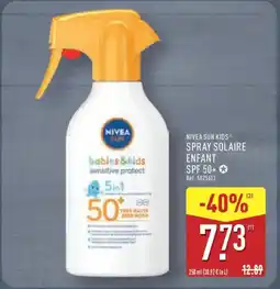 ALDI NIVEA SUN KIDS Spray solaire enfant spf 50+ offre