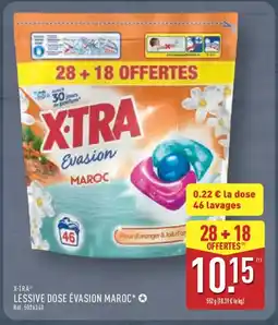 ALDI X-TRA Lessive dose évasion maroc offre