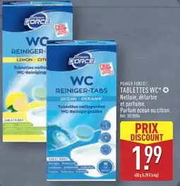 ALDI POWER FORCE Tablettes wc offre