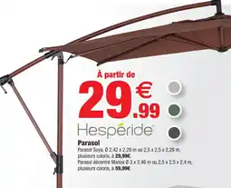 Bazarland Hespéride parasol soya offre