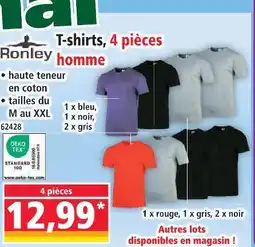 Norma Ronley t-shirts homme offre