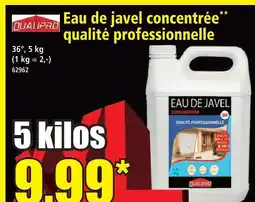 Norma Qualipro eau de javel concentrée qualité professionnelle offre