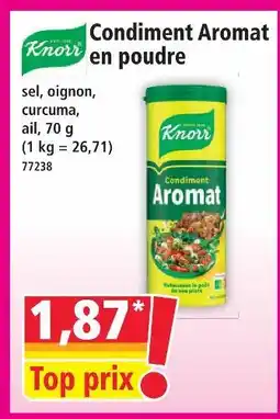 Norma Knorr condiment aromat en poudre offre