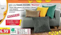Norma Bella casa coussin réversible mountain offre