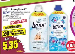 Norma Lenor assouplissant offre