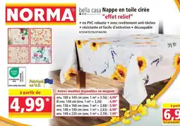 Norma Norma nappe en toile cirée effet relief offre