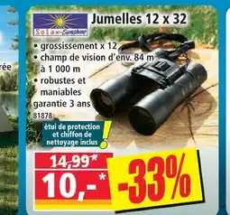 Norma Solax-sunshine jumelles 12 x 32 offre