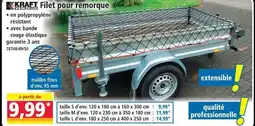 Norma Kraft filet pour remorque offre