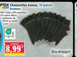 Norma Toptex chaussettes basses offre