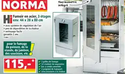 Norma Fumoir en acier, 3 étages offre