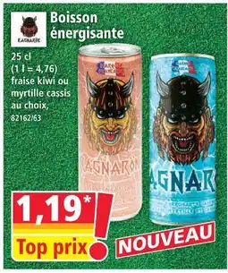 Norma Ragnarok boisson énergisante offre