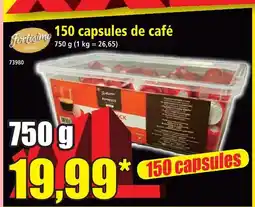 Norma Fortissimo 150 capsules de café offre