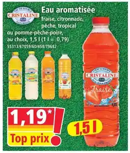 Norma Cristaline eau aromatisée offre
