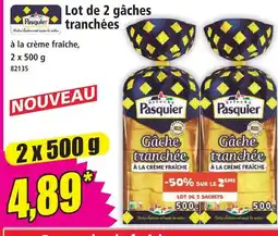 Norma Pasquier lot de 2 gâches tranchées offre