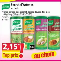 Norma Knorr secret d'arômes fines herbes offre