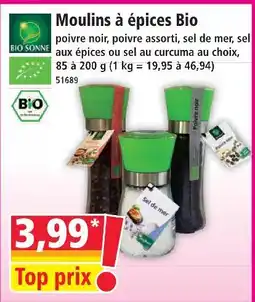 Norma Bio sonne moulin à épices bio offre