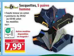 Norma Socquettes, 5 paires homme offre