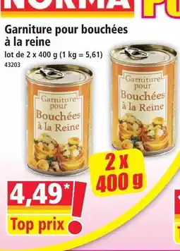 Norma Norma garniture pour bouchées à la reine offre
