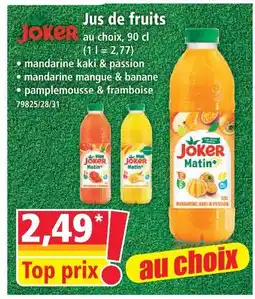 Norma Joker jus de fruits offre
