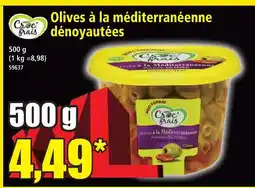 Norma Croc'frais olives à la méditerranéenne dénoyautées offre